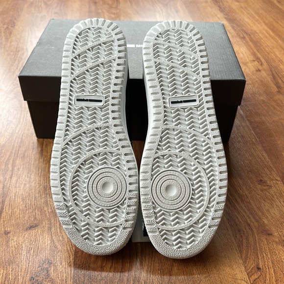 Alexander McQueen MCQ Tennis Sneaker Black Leather Size 40 EU / 10 US NIB - Picture 6 of 14